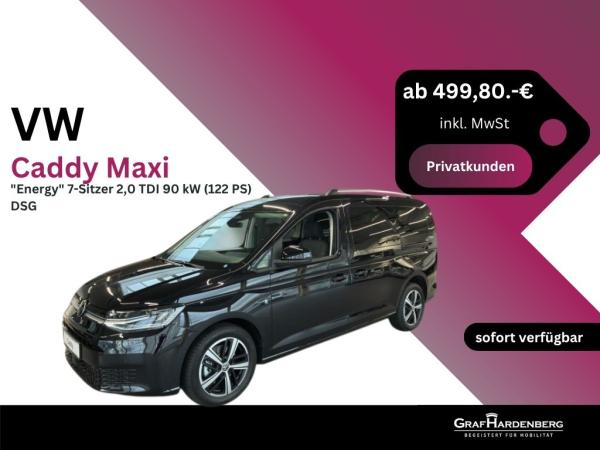 Volkswagen Caddy Maxi "Energy" 7-Sitzer 2,0 TDI DSG SOFORT VERFÜGBAR