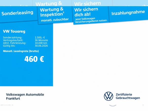 Volkswagen Touareg 4Motion 3.0 TDI 8-Gang Tiptronic AHK APP