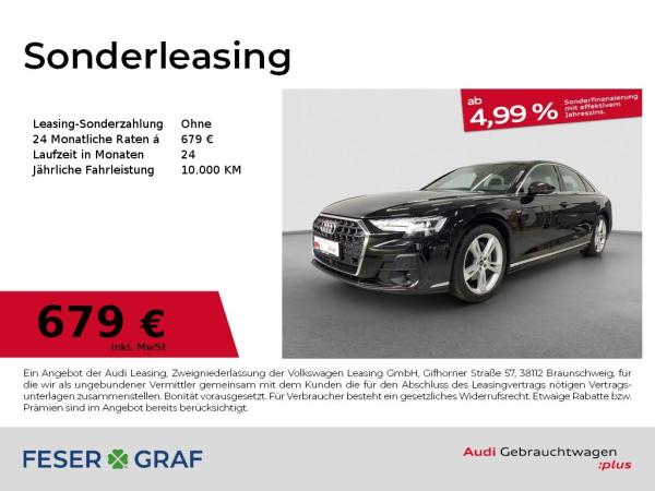 Leasingangebot Audi A8 S Line 50 TDI Qu. Pano Hud Stdhz. 360°