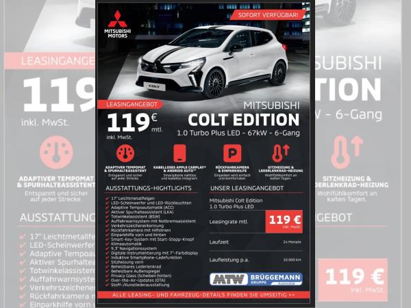 Mitsubishi Colt ➕ PLUS 6MT ❗️MEHRERE FARBEN 🌈 SOFORT VERFÜGBAR ❗️