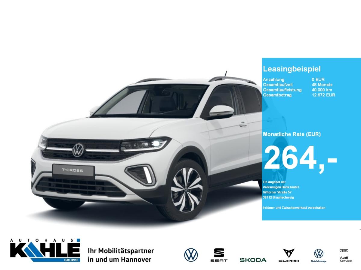 Volkswagen T-Cross 1.0 TSI DSG Style SOFORT VERFÜGBAR! CarPlay GJR AHK RFK