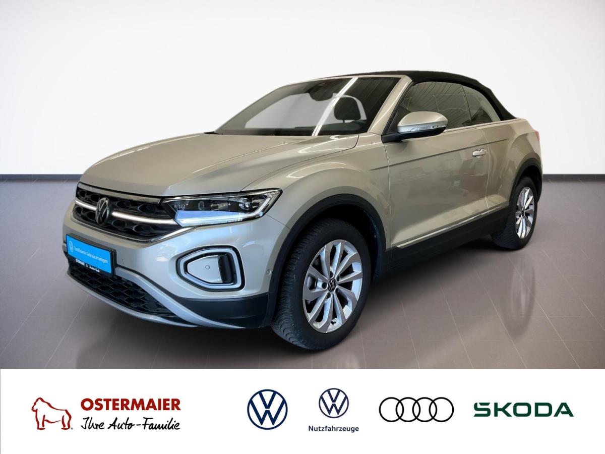 Volkswagen T-Roc Cabriolet STYLE 1.0TSI ACC.5J-G.STHZG.NAVI+VC.2xPDC.LED.APP-C.SHZ