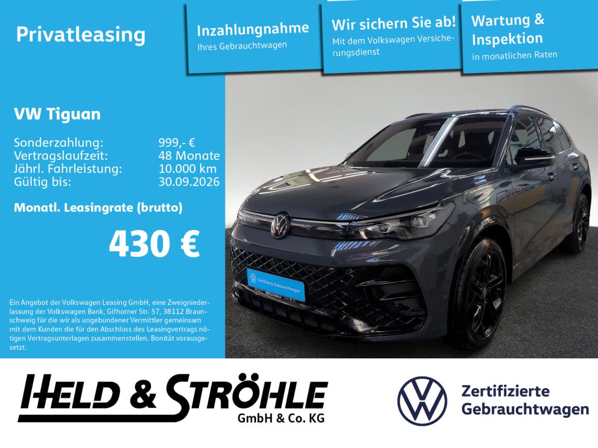 Volkswagen Tiguan R-LINE BLACK eHybrid AHK HuD MATRIX ALU20"
