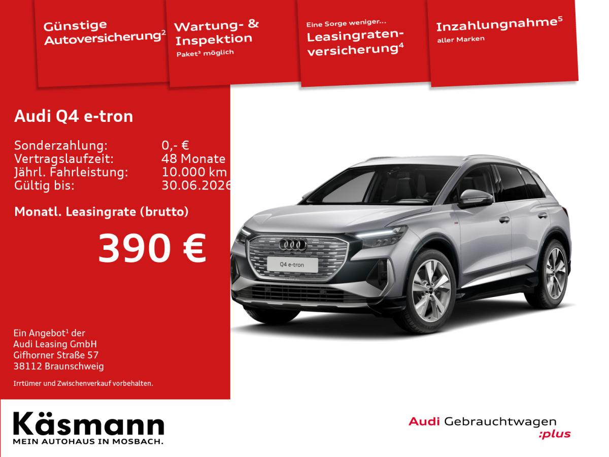 Audi Q4 e-tron 40 S line 360° ACC SHZ WÄRMEPUMPE