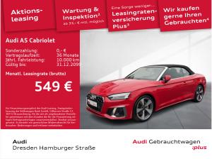 Audi A5 Cabriolet 40TDI S line qua. Matrix Leder AHZV