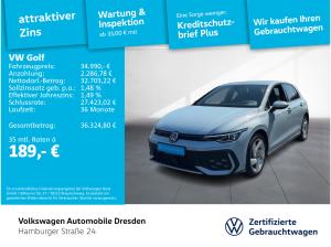 Volkswagen Golf VIII GTE 1.5 TSI eHybrid DSG AREA DCC LEDER