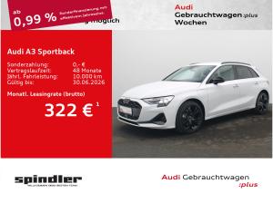 Audi A3 Sportback advanced 40TFSIe S-tronic/ AHK, LED