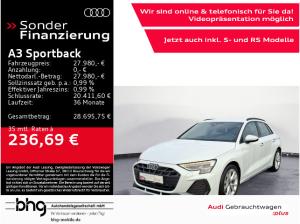 Audi A3 Sportback 30 TFSI S-tronic S-Line LED Navi