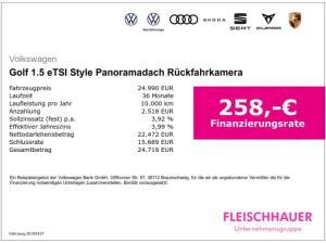 Volkswagen Golf 1.5 eTSI Style Panoramadach Rückfahrkamera