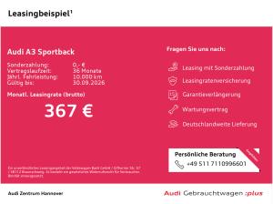 Audi A3 Sportback advanced 35 TDI Head-Up SONOS Kamera