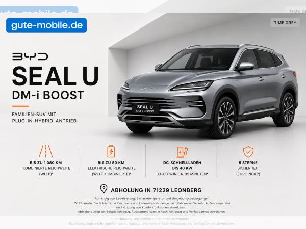 BYD Seal U DM-i Boost AKTION bis 30.06.2026!