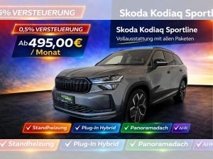 Skoda Kodiaq Sportline Plug-In 0,5% Alle-Pakete|AHK|20" Voll-Ausstattung!