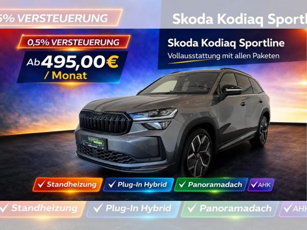 Skoda Kodiaq Sportline Plug-In 0,5% Alle-Pakete|AHK|20" Voll-Ausstattung!