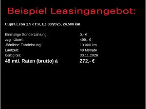 Cupra Leon 1.5eTSI DSG / Navi, FullLink, LED, ACC, RFK