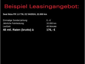 Seat Ibiza FR Black Edition 1.0 TSI DSG / Navi, LED
