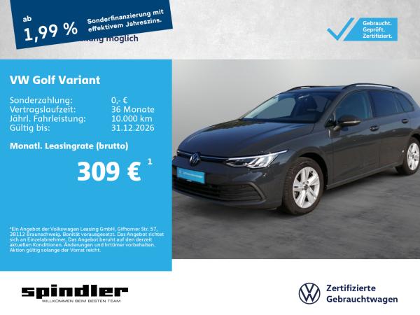 Volkswagen Golf Variant Life 2.0 DSG Navi CarPlay AHK LED