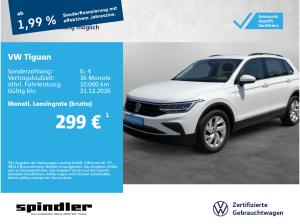 Volkswagen Tiguan Life 1.5TSI DSG Navi CarPlay LED RFK 18"