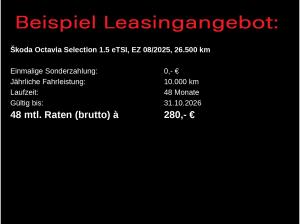 Skoda Octavia Selection 1.5TSIe DSG/ SmartLink, Matrix
