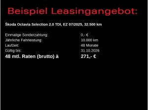 Skoda Octavia Selection 2.0 TDI DSG / Navi, HuD, 360°
