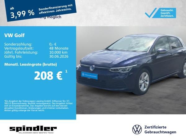 Volkswagen Golf VIII Life 1.5 TSI/ Navi, CarPlay, LED+, RFK