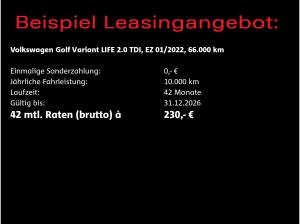 Volkswagen Golf Variant Life 2.0TDI DSG / Navi, Matrix, RFK