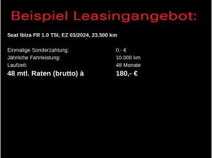 Seat Ibiza FR Pro Black Edition 1.0TSI DSG/ Pano, LED