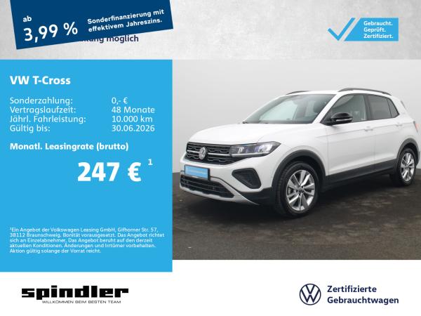 Volkswagen T-Cross Goal 1.0TSI DSG/ Navi, CarPlay, AHK, LED