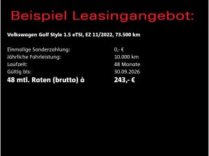 Volkswagen Golf VIII Style 1.5eTSI DSG/ Navi, CarPlay, LED+