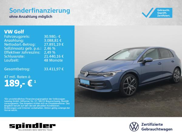 Volkswagen Golf VIII Style Edition 50 1.5 eTSI DSG / Pano