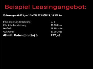 Volkswagen Golf VIII Style Edition 50 1.5 eTSI DSG / Pano