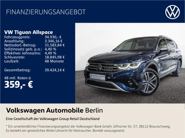 Volkswagen Tiguan Allspace 2.0 TSI Elegance 4M 7-Sitzer Park-Lenk