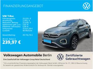 Volkswagen T-Roc 1.5 TSI DSG Style Navi AHZV PDC SHZ