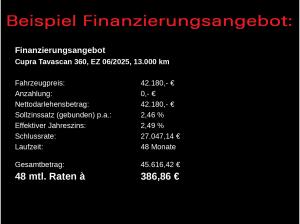 Cupra Tavascan Endurance / 82kWh, 360°, FullLink, WP