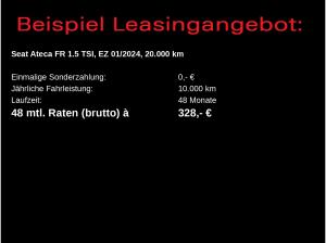 Seat Ateca FR 1.5 TSI DSG / Navi, FullLink, LED, RFK