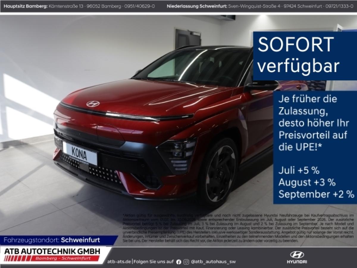 Hyundai KONA Elektro N-Line X 65kWh Sitz-Komfortp., Technikp.