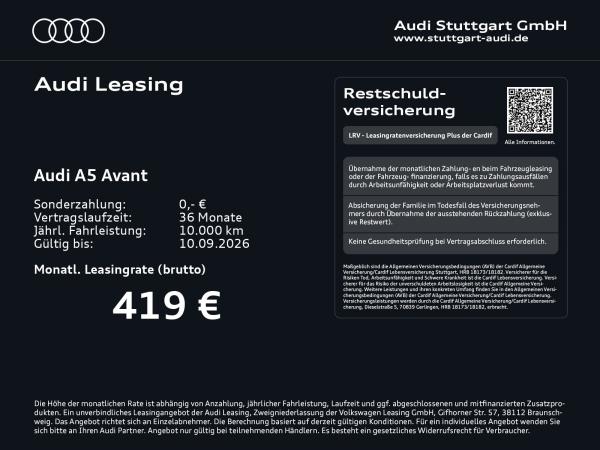 Audi A5 Avant edition one TDI S line S tronic
