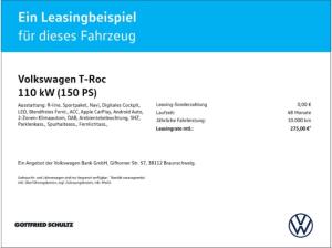 Volkswagen T-Roc R-LINE TSI DSG NAVI SITZHEIZUNG EINPARKHILFE LED