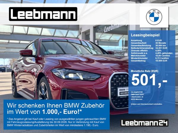 BMW 420 Gran Coupe 420d Gran Coupe M-Sport Finanzierung ab 2,49%