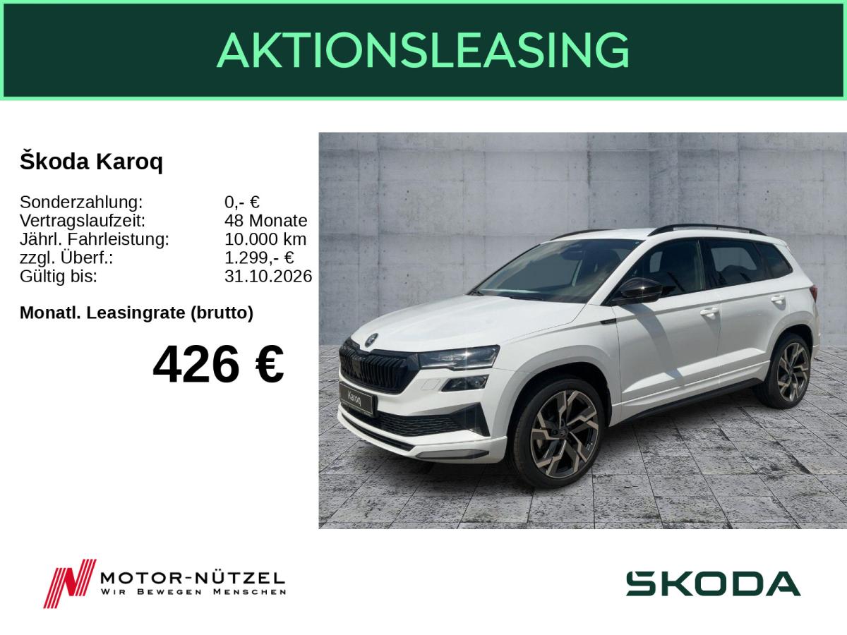 Skoda Karoq 2.0 TSI Sportline Allrad DSG DCC AHK RFK