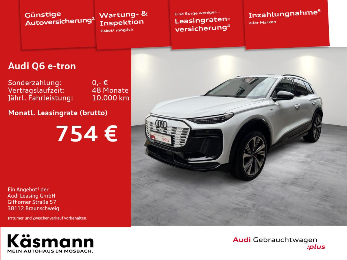 Audi Q6 e-tron qu WINTERRÄDER S line 360° HUD PANO MATRIX B&O LUFT