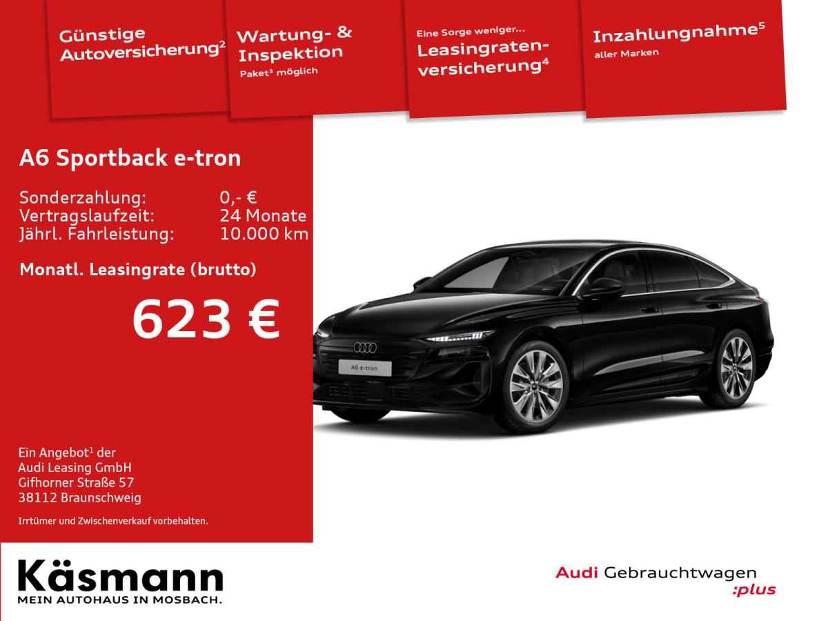 Audi A6 e-tron Sportback performance S line PANO HUD AHK