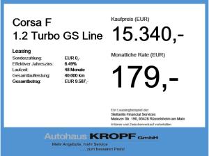 Opel Corsa F 1.2 Turbo GS Line LED+Fernlichtass.+LM