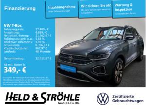 Volkswagen T-Roc Goal 2.0 TDI DSG ACC AHK LED+ NAVI KAM
