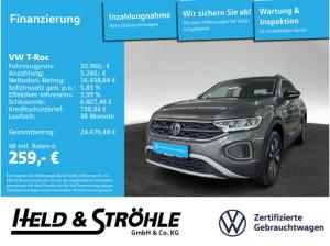 Volkswagen T-Roc Goal 1.0 TSI 17 ACC LED NAVI PDC SHZ