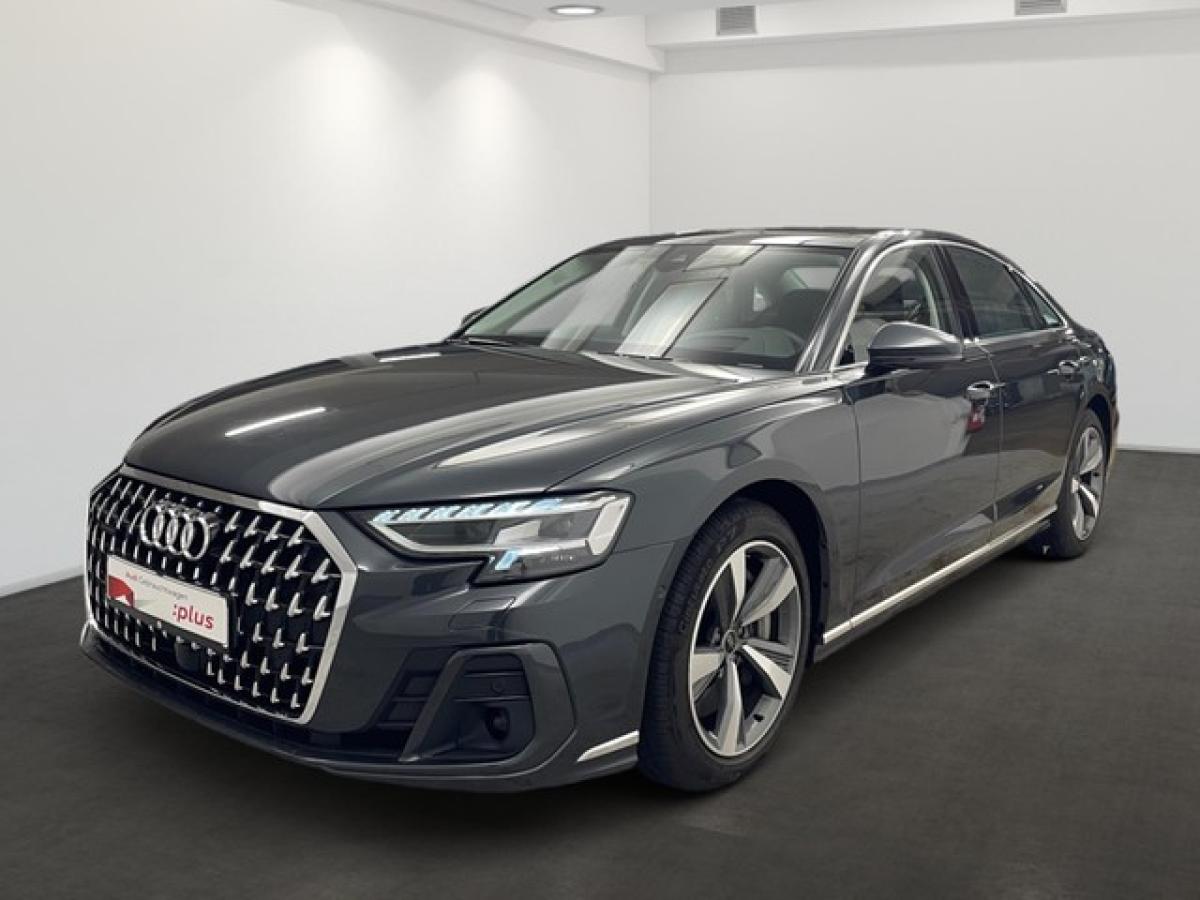 Audi A8 60 TFSIe quattro, Pano, B&O, Matrix, Head-Up, TV, 8-Fach bereift