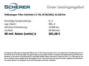 Volkswagen T-Roc Cabriolet 1.5 TSI *R-Line* 🚨Bitte Beschreibung lesen🚨