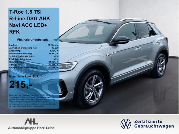 Volkswagen T-Roc 1.5 TSI R-Line DSG AHK Navi ACC LED+ RFK