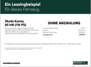 Skoda Kamiq SELECTION TSI DSG SMART-LINK EINPARKHILFE SITZHEIZUNG LED