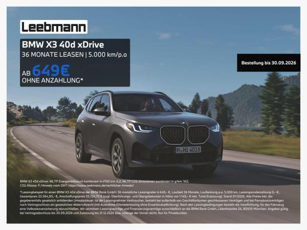 BMW X3 40d xDrive ❗️Sommeraktion❗️Exclusive Sonderkonditionen💸