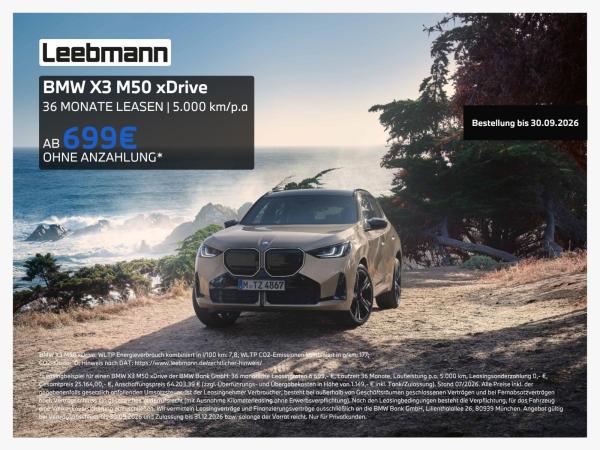 BMW X3 M50 xDrive ❗️Sommeraktion❗️Exclusive Sonderkonditionen💸